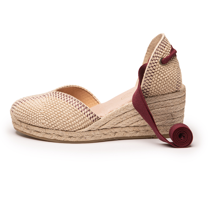 Kira combi cruda-burdeos